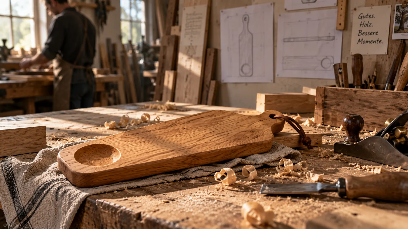 Holzhandwerk – Entwurfsvisualisierung